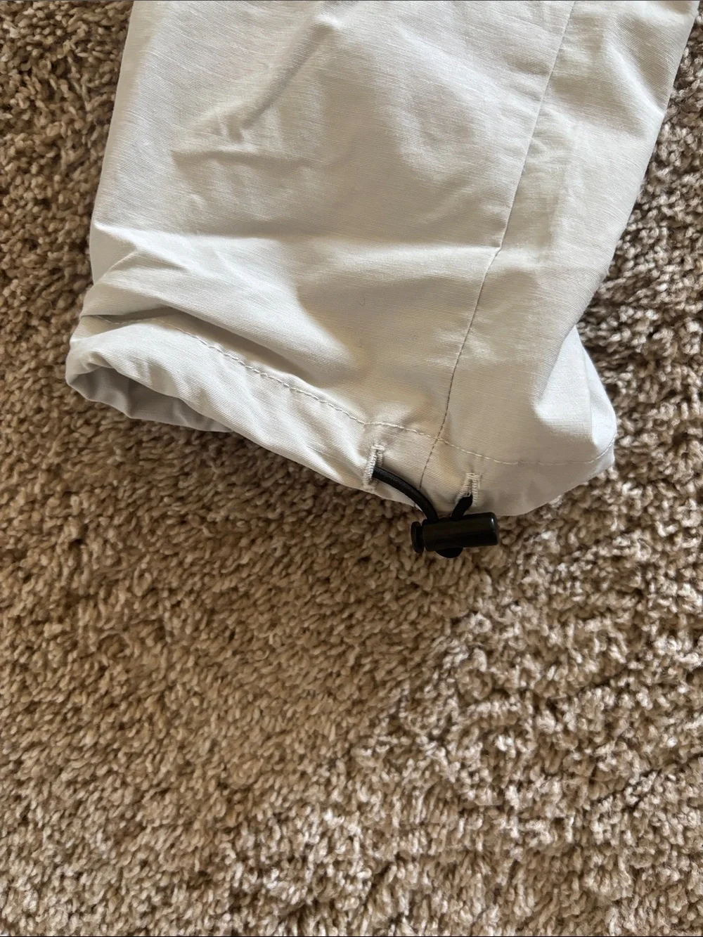 PacSun Light Beige Elastic Waist Cargo pants